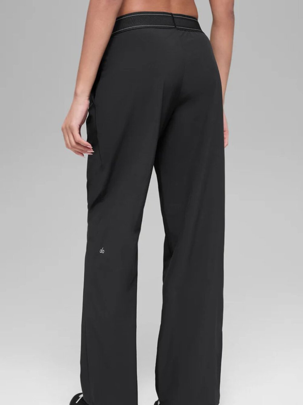 Brand New ALO Yoga Women's Black Suit Up Trouser (Regular)  NWT - Picture 7 of 8